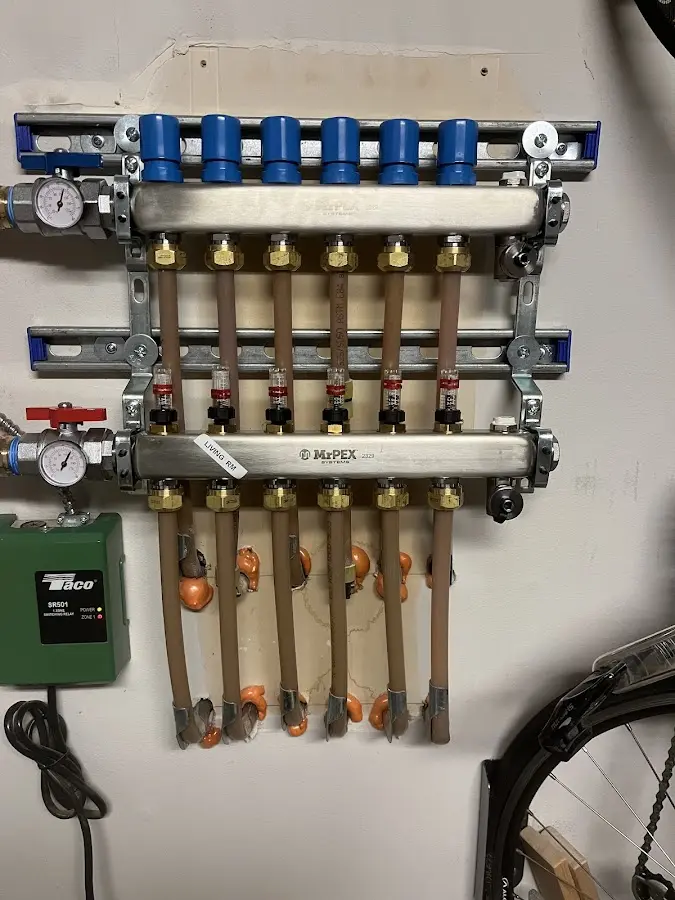 Plumber performing Gas Line Installation at a residential property in Oakland Park